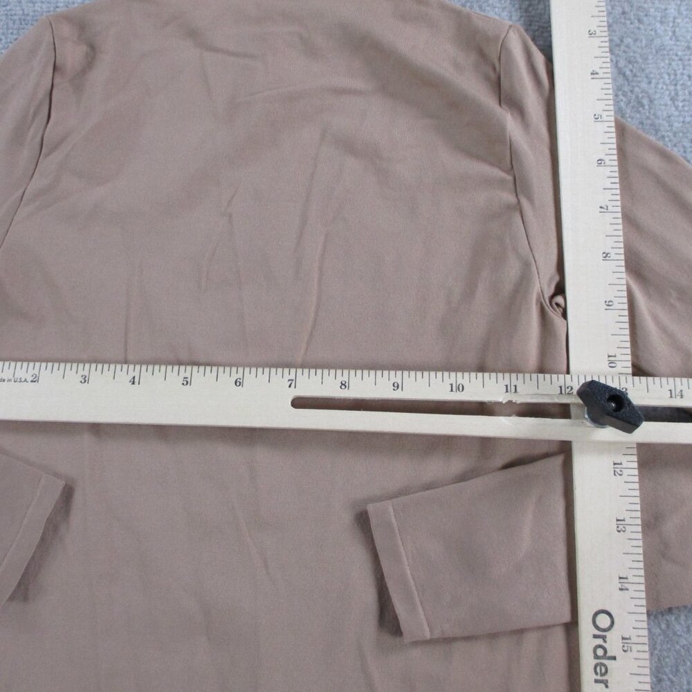 NEW SKIMS Long Sleeve Mock Neck Bodysuit Tan Clay Essential Fits Everybody - Picture 5 of 9